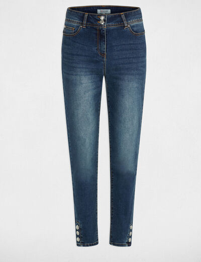 7/8 Slim-Jeans stone denim damen