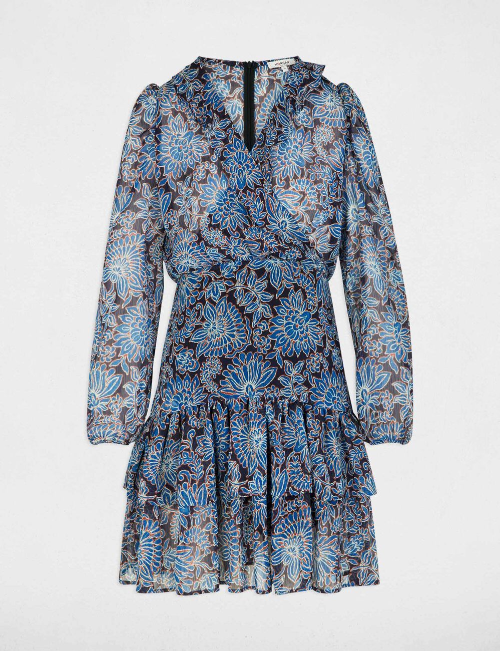 Kurzes, figurbetontes Kleid mehrfarbig damen