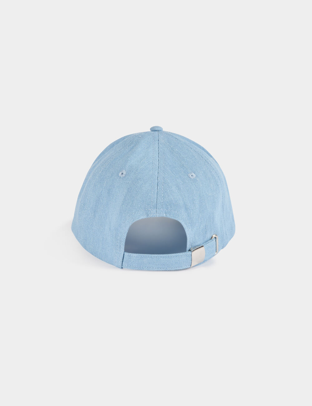 Casquette en jean M strass denim bleach femme