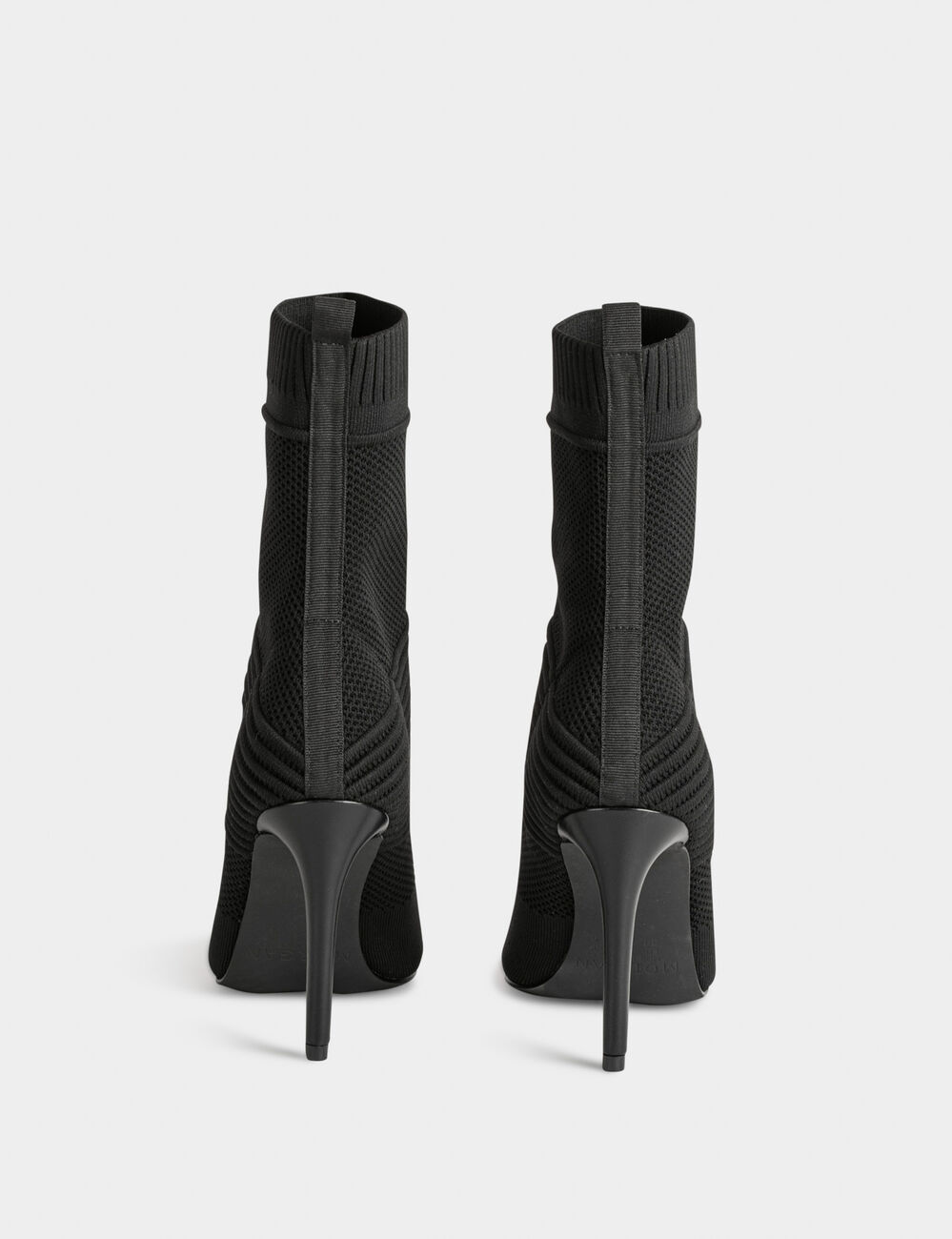 Stiefeletten mit Stiletto-Absatz schwarz damen