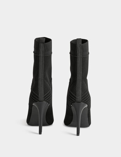 Stiefeletten mit Stiletto-Absatz schwarz damen