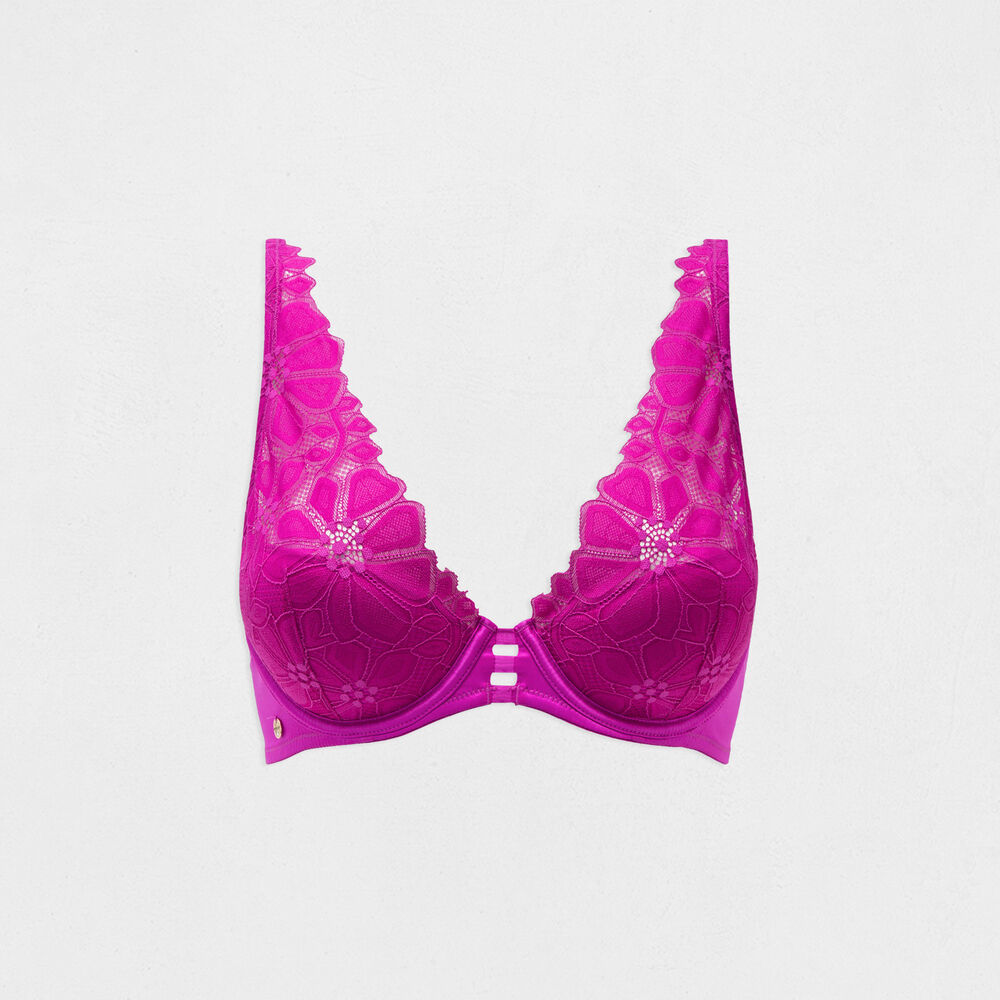 Soutien-gorge coques violet femme