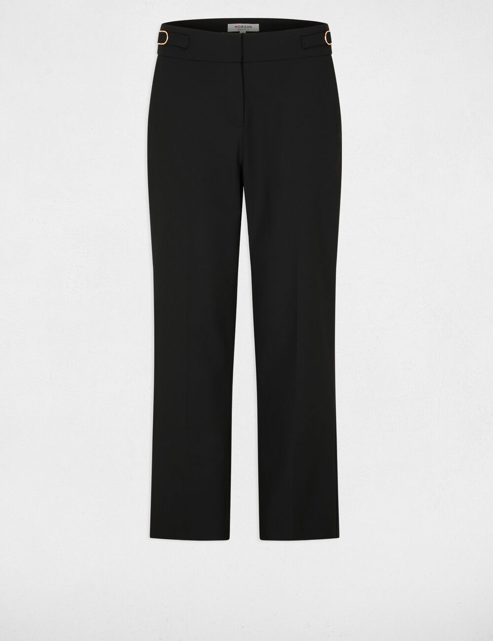 Slim-Zigarettenhose schwarz damen