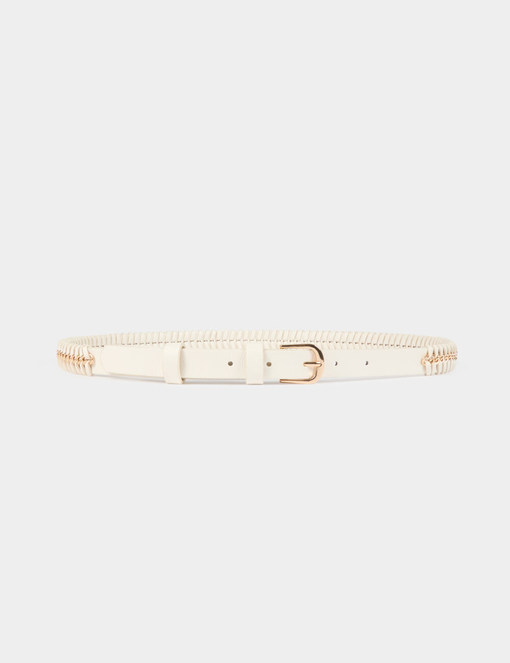 Geflochtener Kettengürtel weiss damen