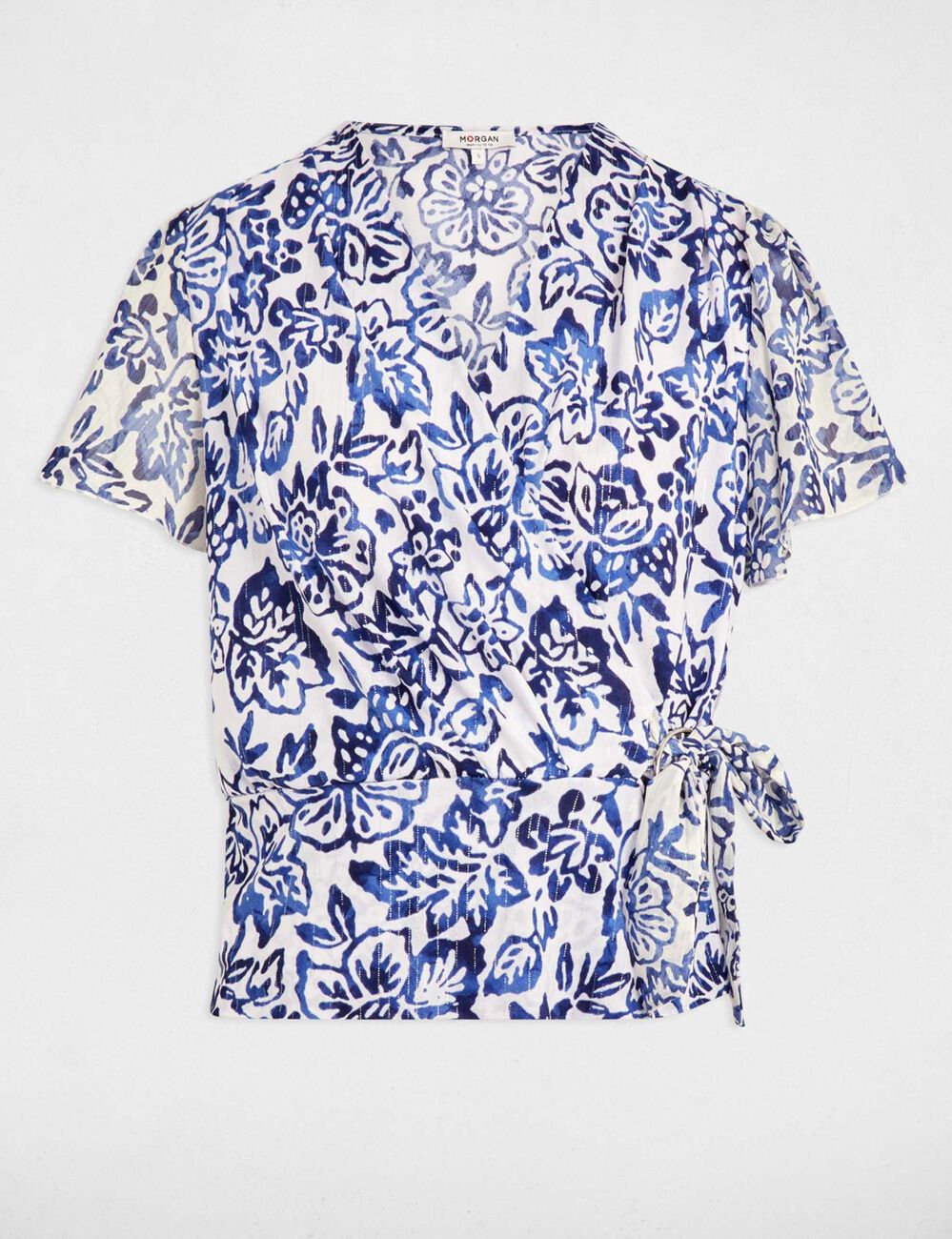 T-shirt mit kurzen Ärmeln mehrfarbig damen