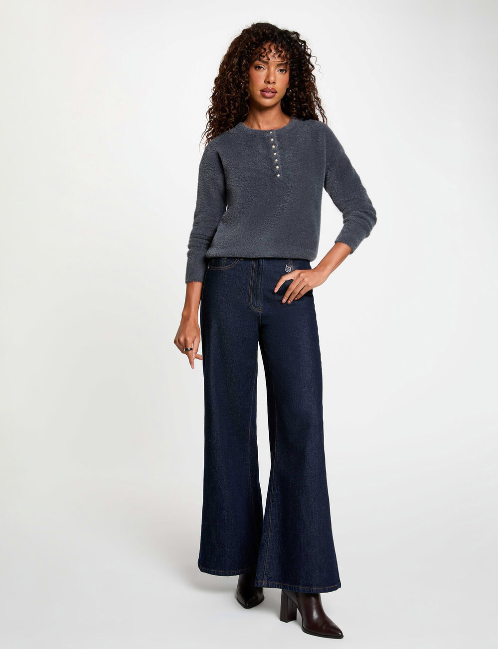 Pullover mit Rundhalsausschnitt damen