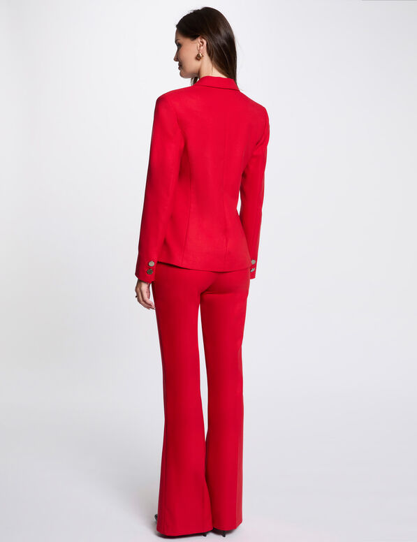 Mittellanger Blazer rot damen