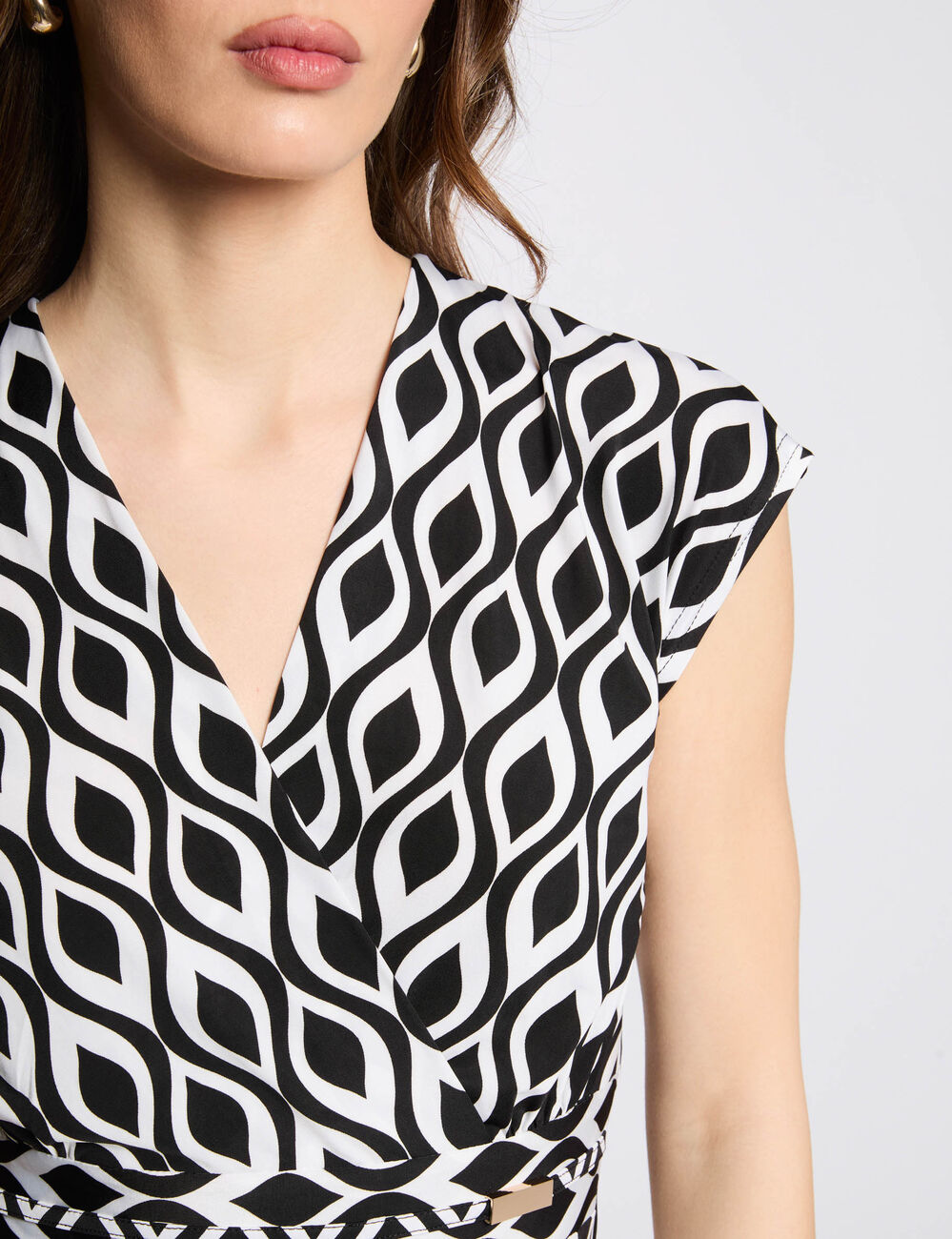 T-shirt manches courtes blanc femme