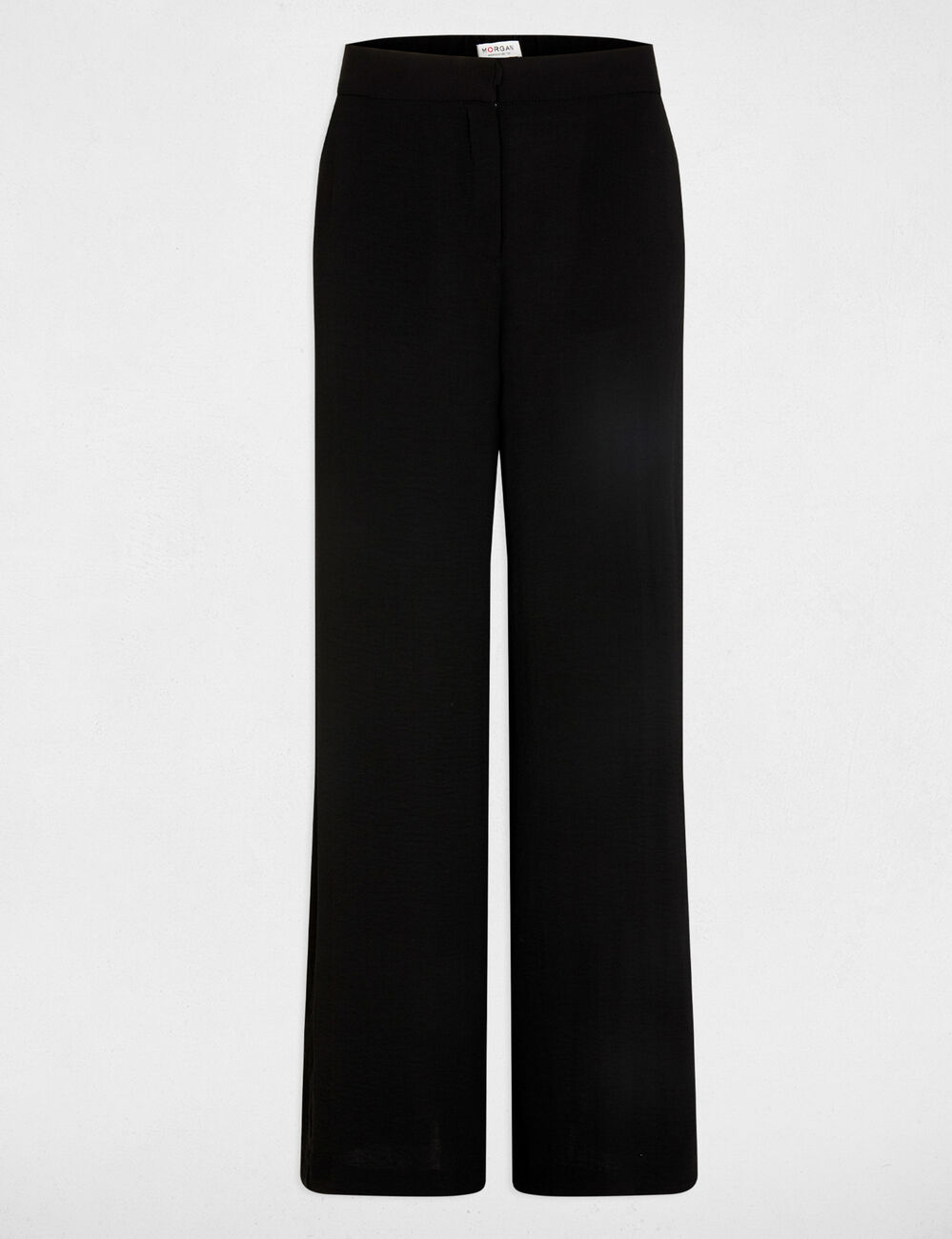 Weite, fließende Hose schwarz damen