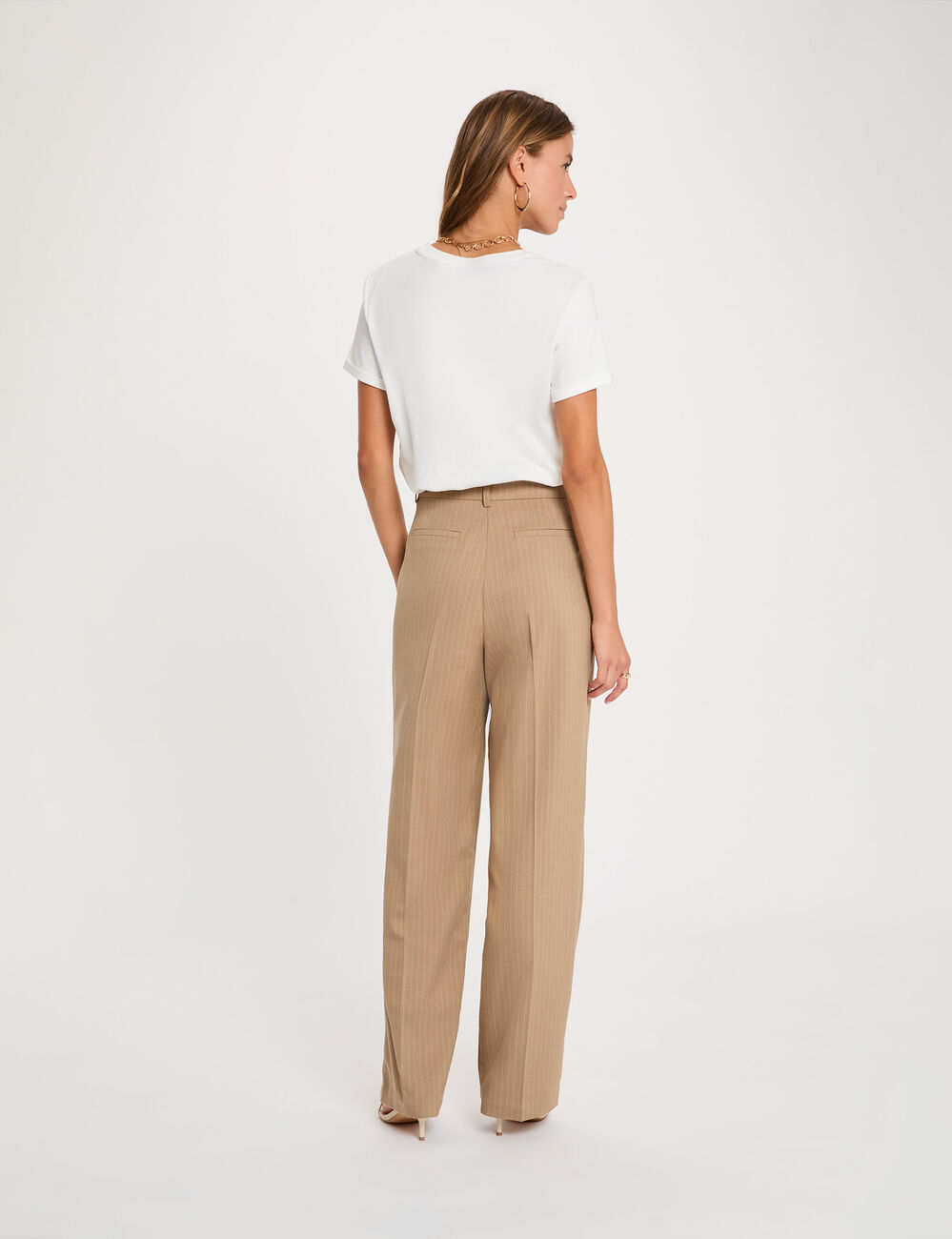 T-shirt manches courtes blanc femme