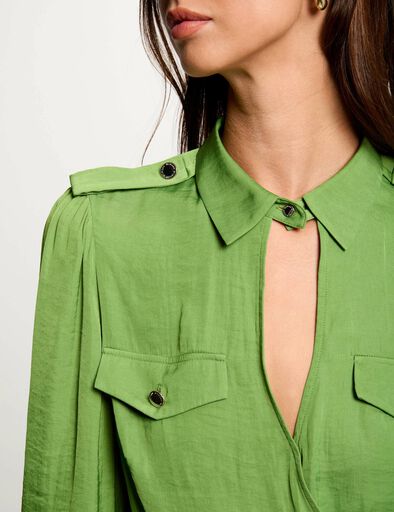 langarmbluse vert anis damen Langarmbluse vert anis damen