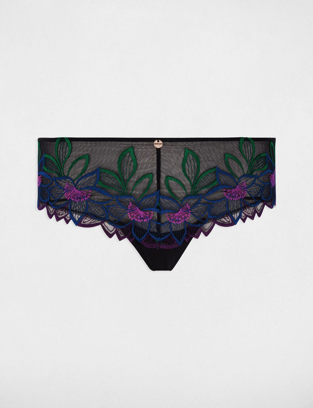 Spitzen-Shorty schwarz damen