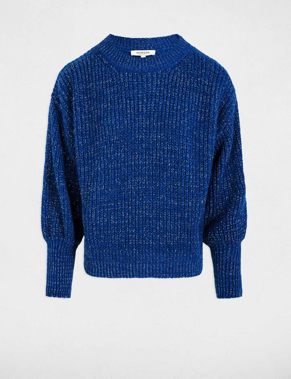 Pullover mit langen Ärmeln blau damen
