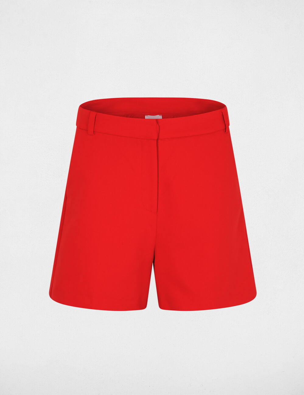 Hochgeschnittene Shorts leuchtend rot damen