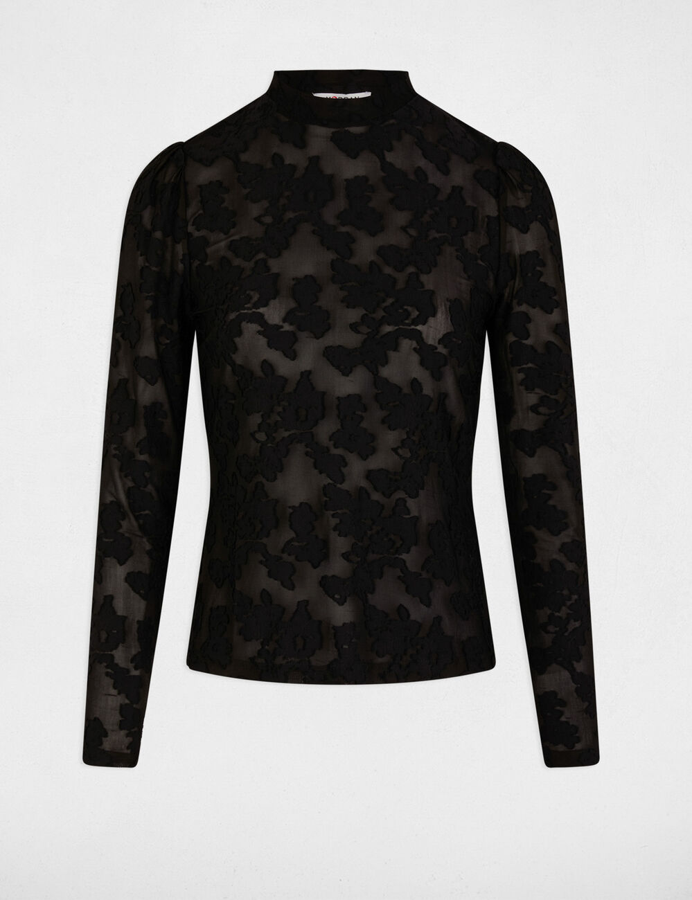 Langarmshirt schwarz damen