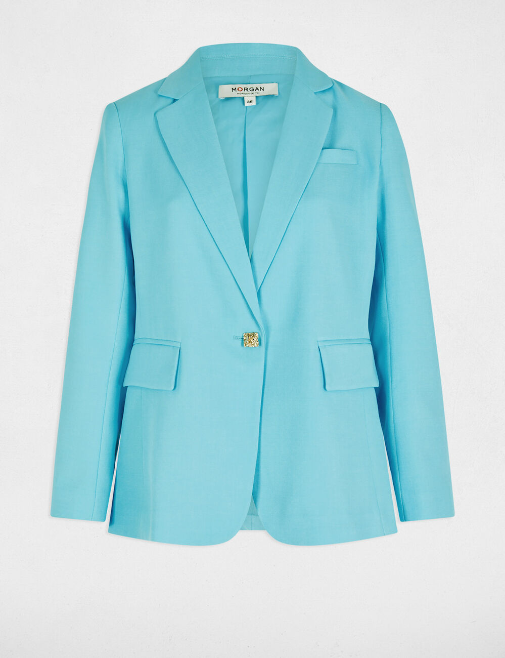 Taillierter Blazer himmelblau damen