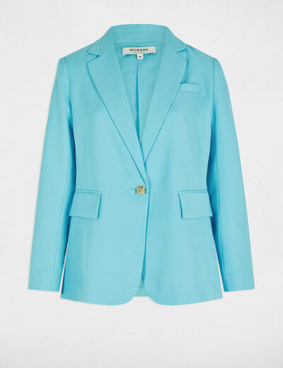 Taillierter Blazer himmelblau damen