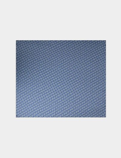Bedruckter Satintuch blau damen