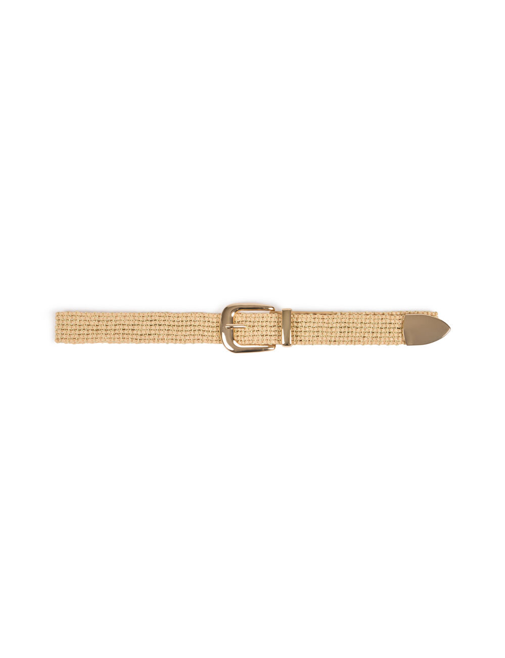 Geflochtener Gürtel beige damen