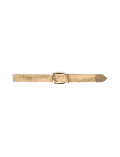Geflochtener Gürtel beige damen
