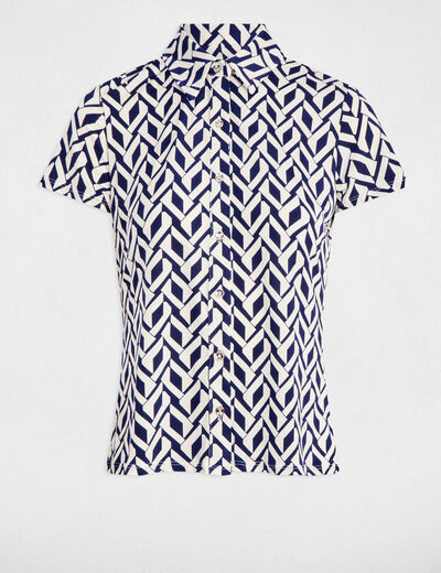 T-shirt manches courtes blanc femme