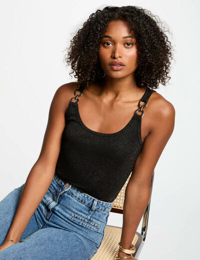 Débardeur sans manches noir femme