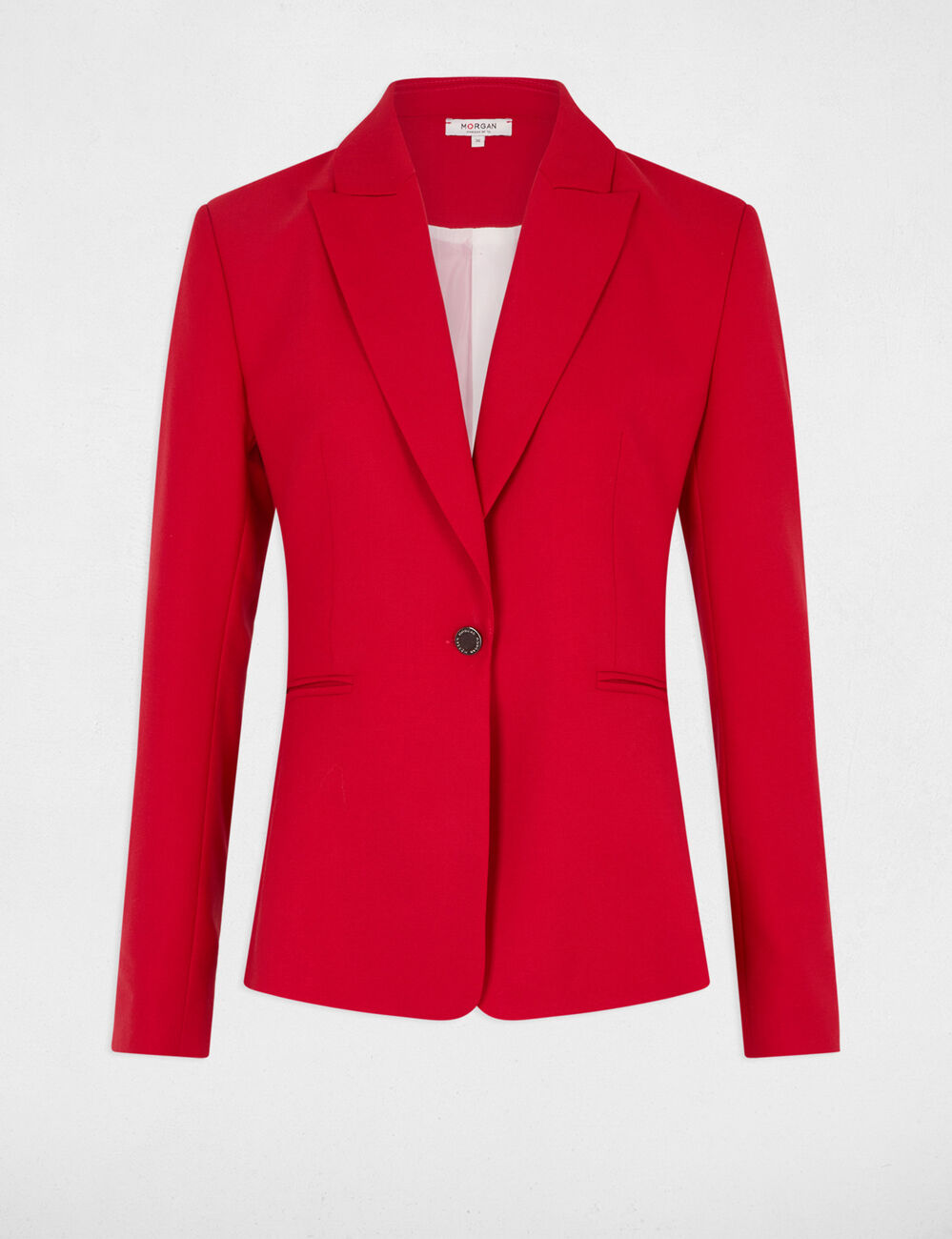Mittellanger Blazer rot damen