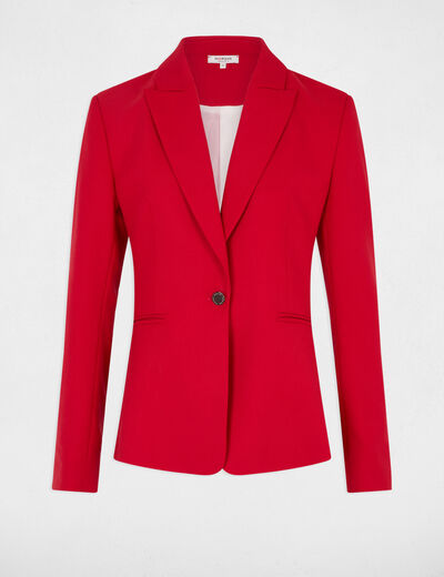 Mittellanger Blazer rot damen