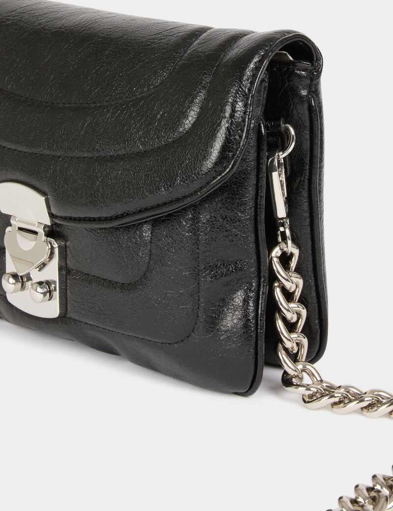 tasche mit kettengriff schwarz damen Tasche mit Kettengriff schwarz damen