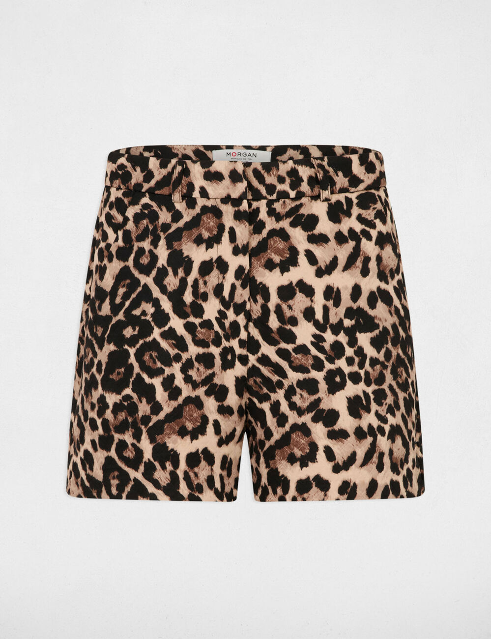Short large imprimé multicolore femme
