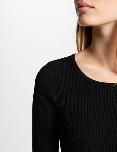 Robe courte ajustée blanc femme