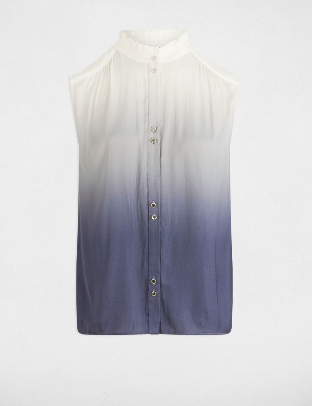 Chemise sans manches multicolore femme