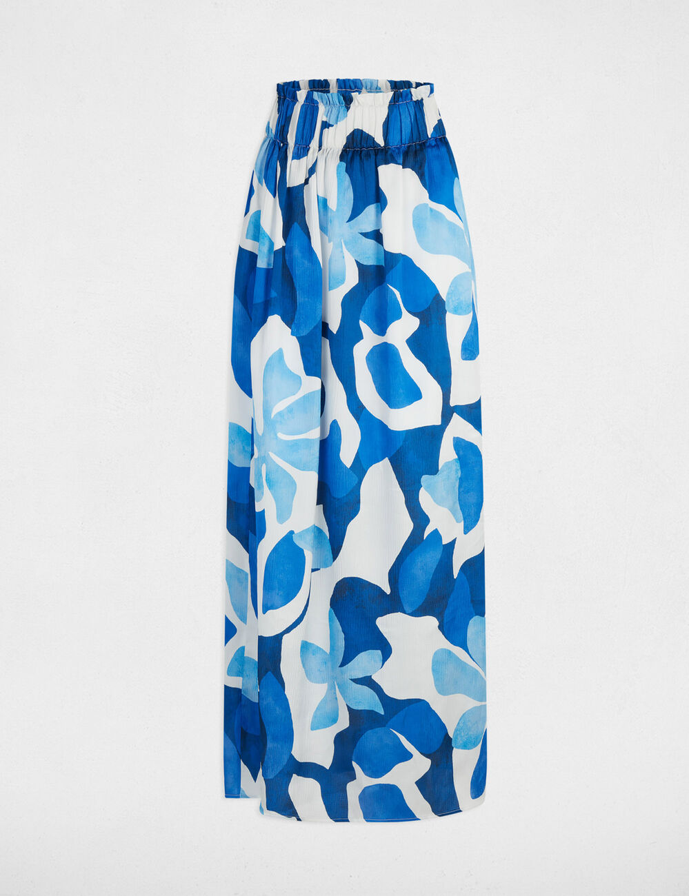 Jupe longue imprimée multicolore femme