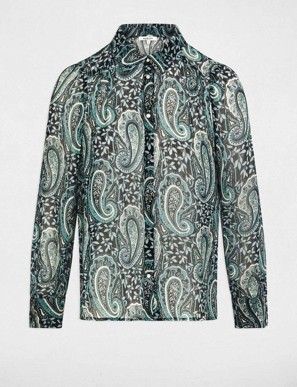 Flie&szlig;endes Hemd mit Print mehrfarbig damen