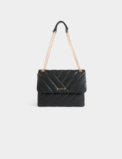 Sac matelassé noir femme