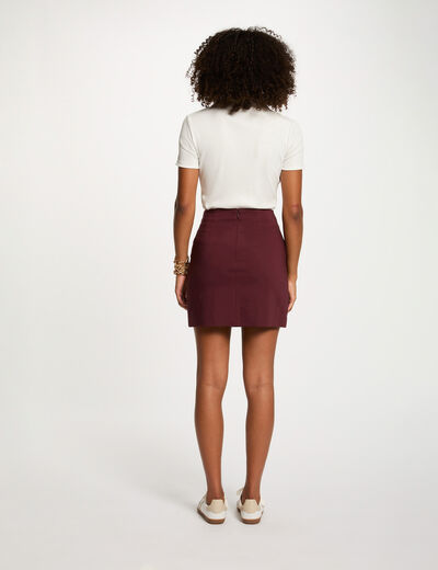 T-shirt manches courtes blanc femme