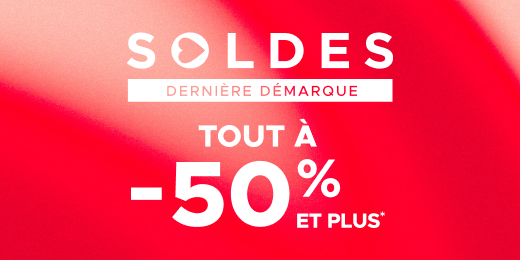 Soldes tout à -50% et plus