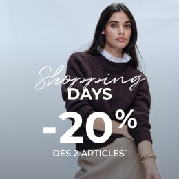 Shopping Days -20% dès 2
