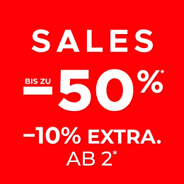 Sales : bis zu -50%