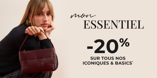 Mon essentiel : -20% sur les iconiques & basics