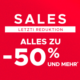 Sales alles zu -50% und mehr