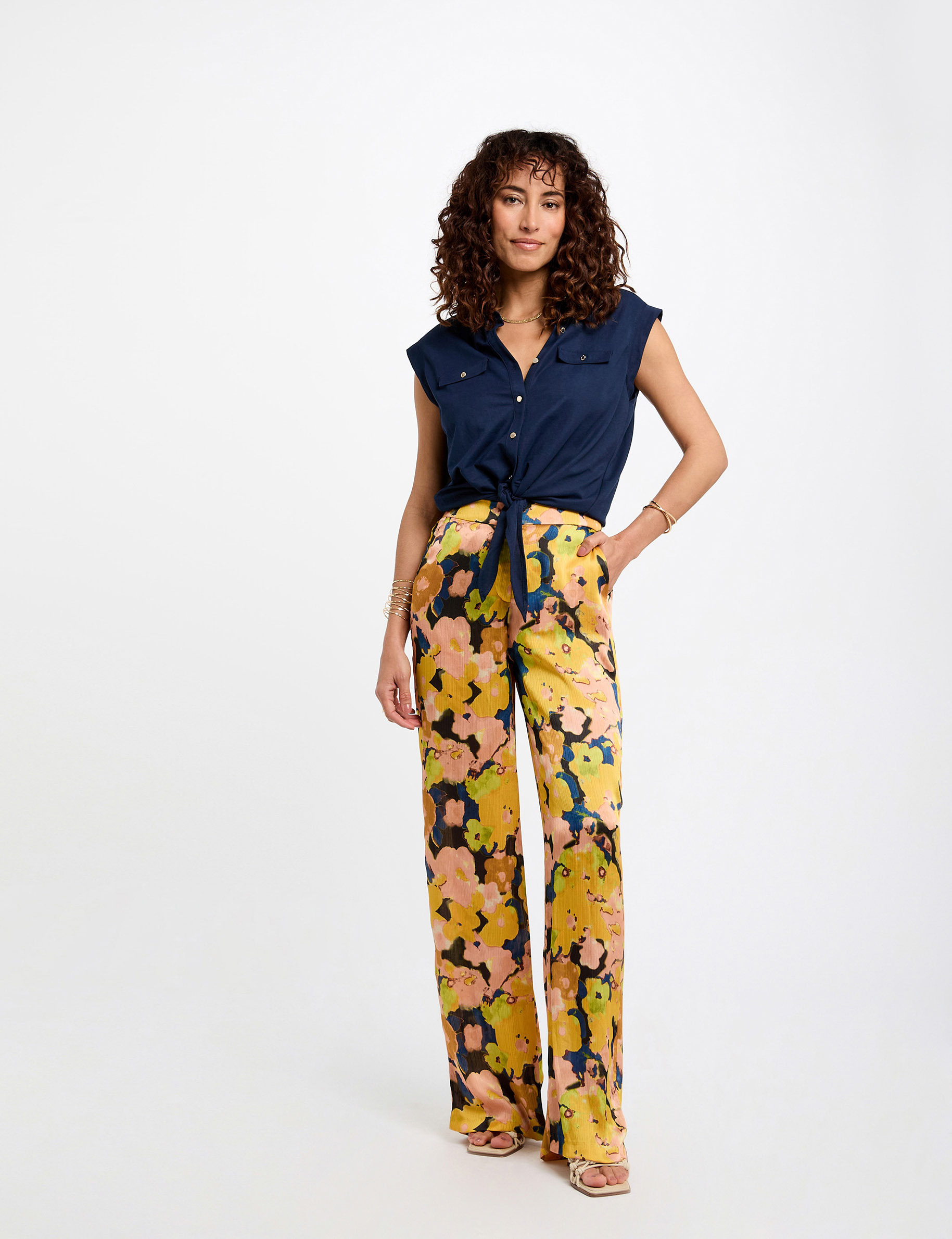 blouse sans manches bleu petrole femme Blouse sans manches bleu pétrole femme