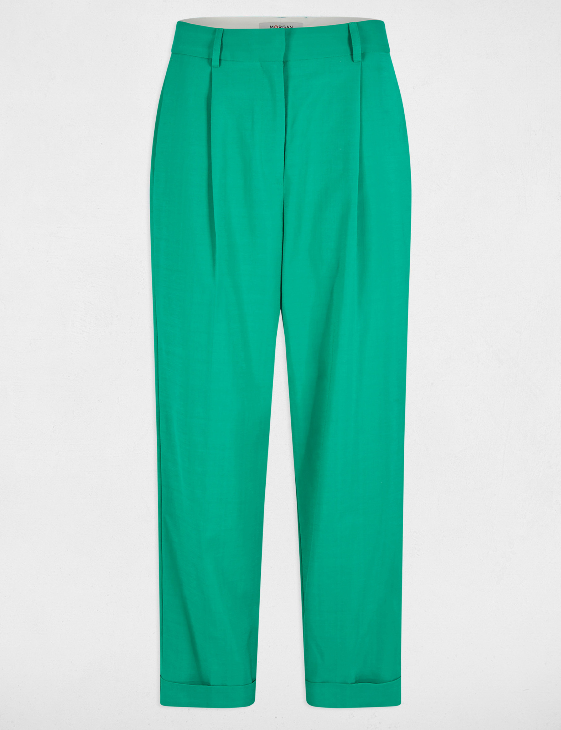 gerade geschnittene hose mit abnahern smaragdgrun damen Gerade geschnittene Hose mit Abnähern smaragdgrün damen