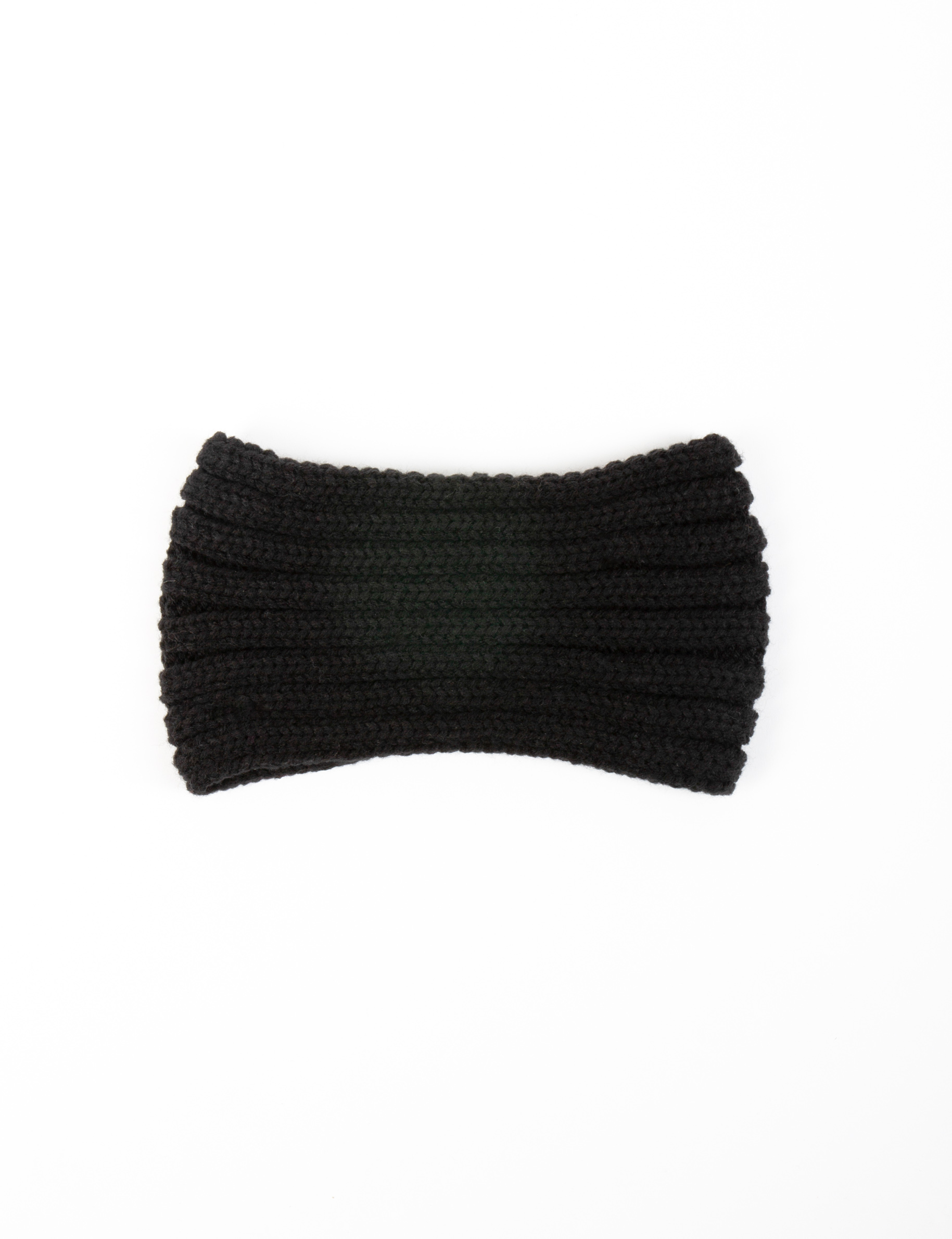 bandeau avec detail en perles noir femme Bandeau avec détail en perles noir femme
