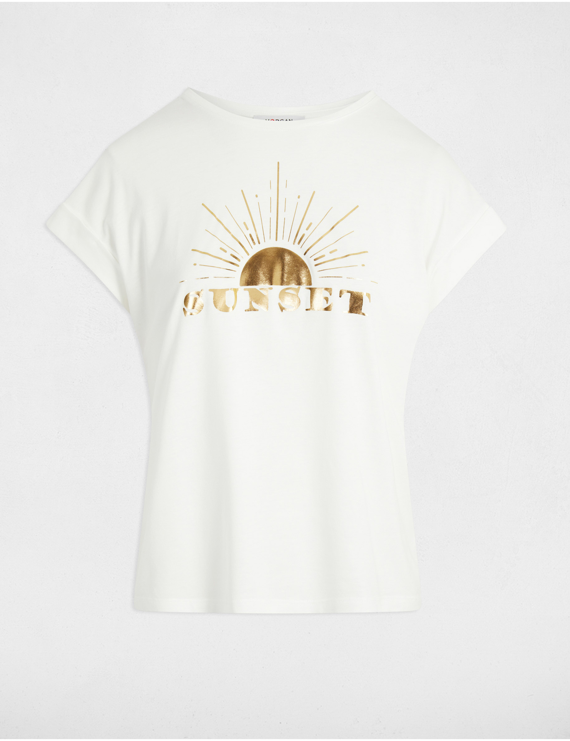 t shirt mit aufdruck weiss damen T-shirt mit Aufdruck weiss damen