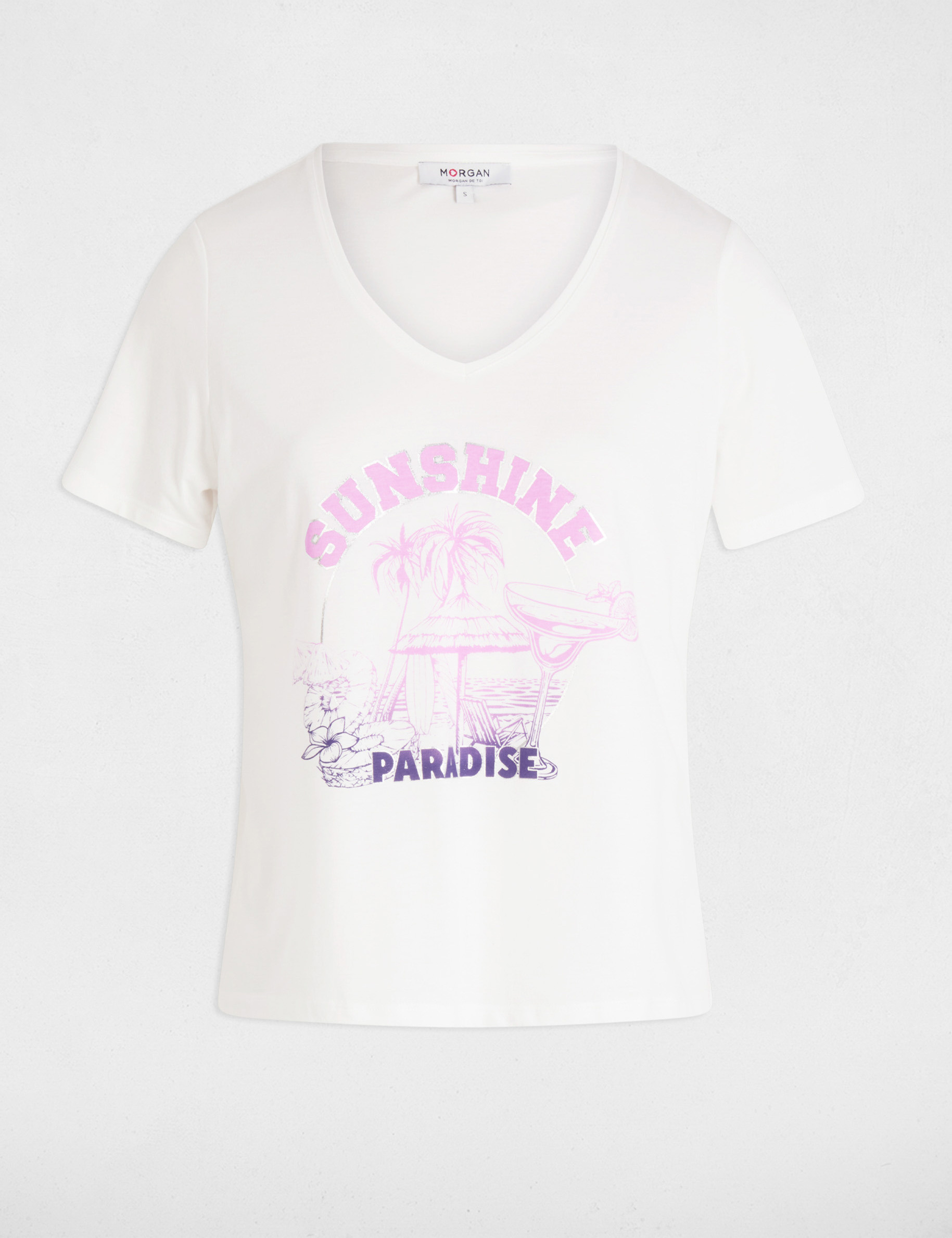 t shirt mit aufschrift weiss damen T-Shirt mit Aufschrift weiss damen