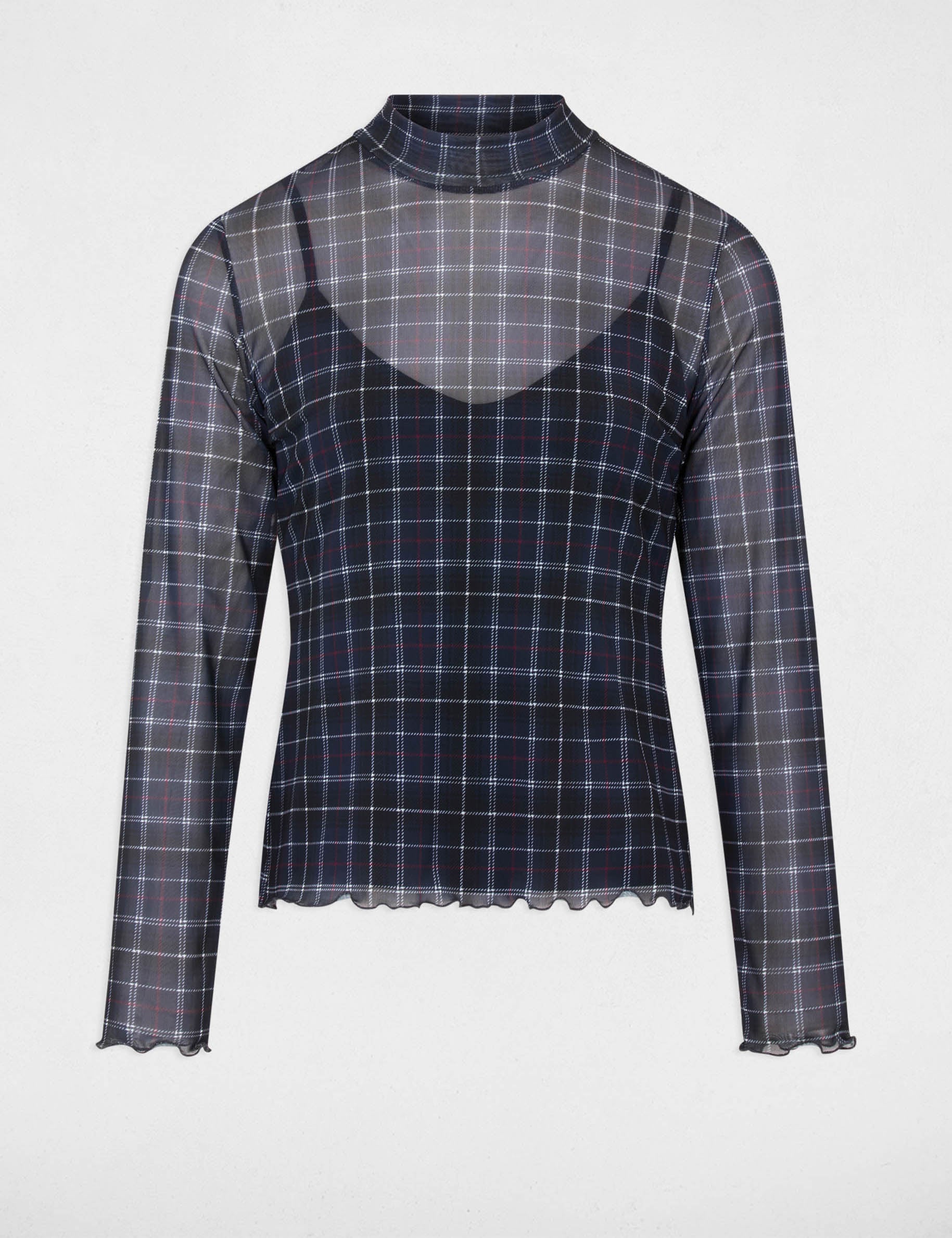 Figurbetontes T-Shirt mehrfarbig damen