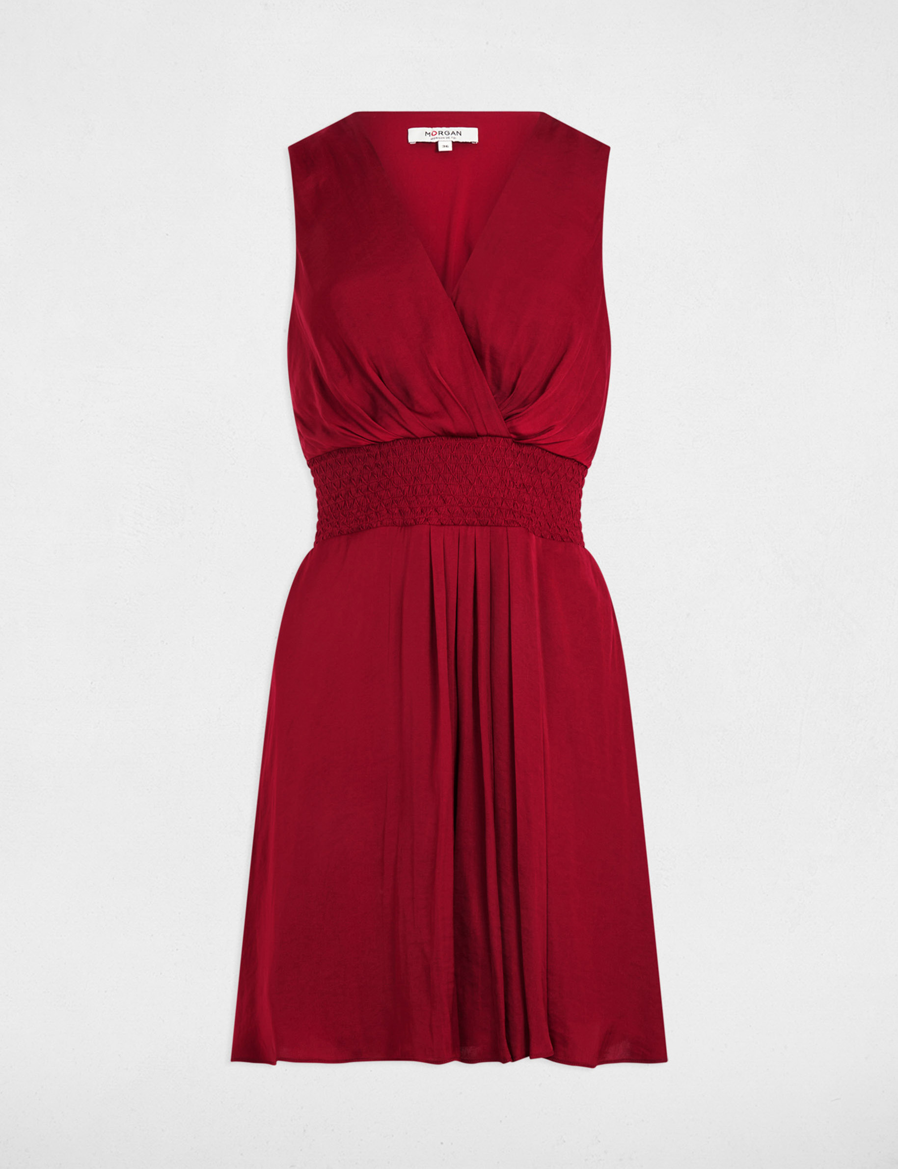 kurzes gerade flieendes kleid dunkelrot damen Kurzes, gerade fließendes Kleid dunkelrot damen