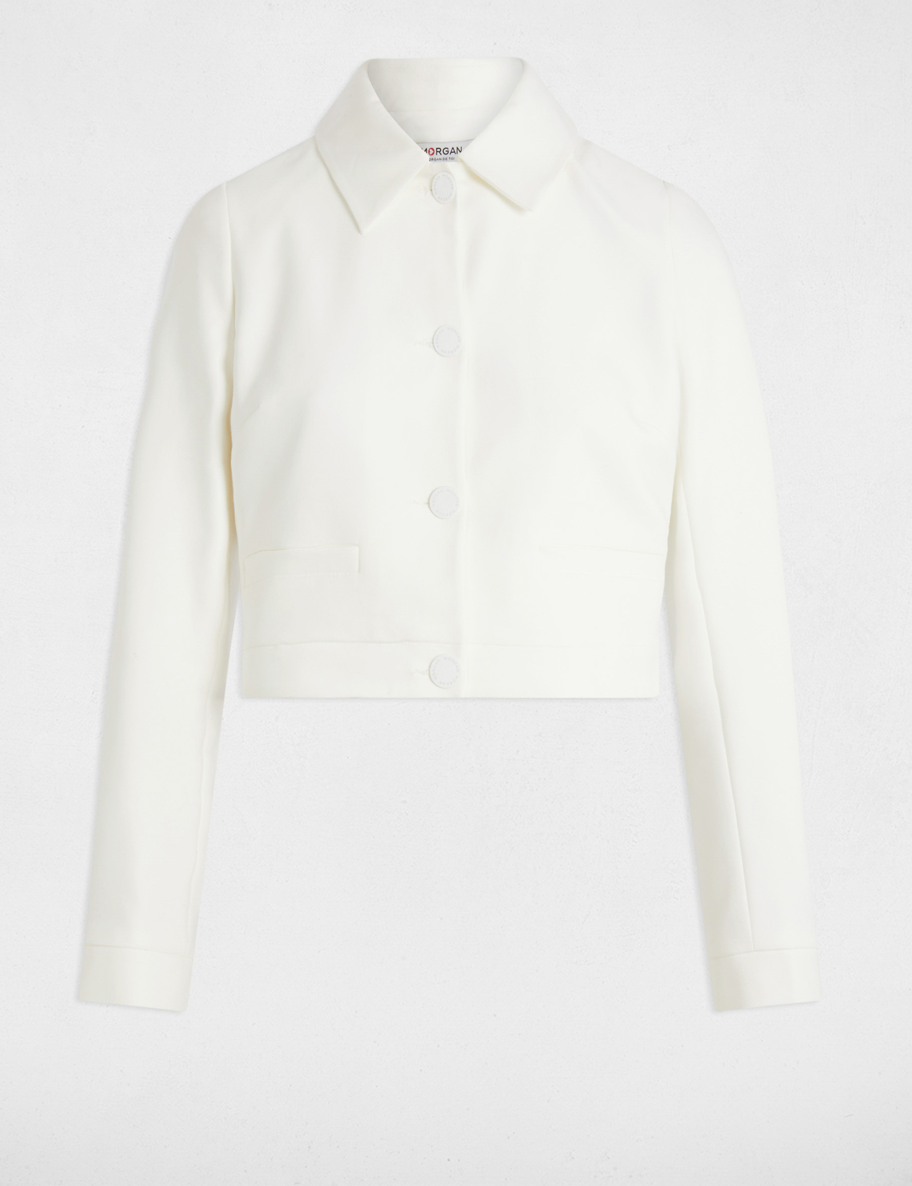 veste manches longues blanc femme Veste manches longues blanc femme