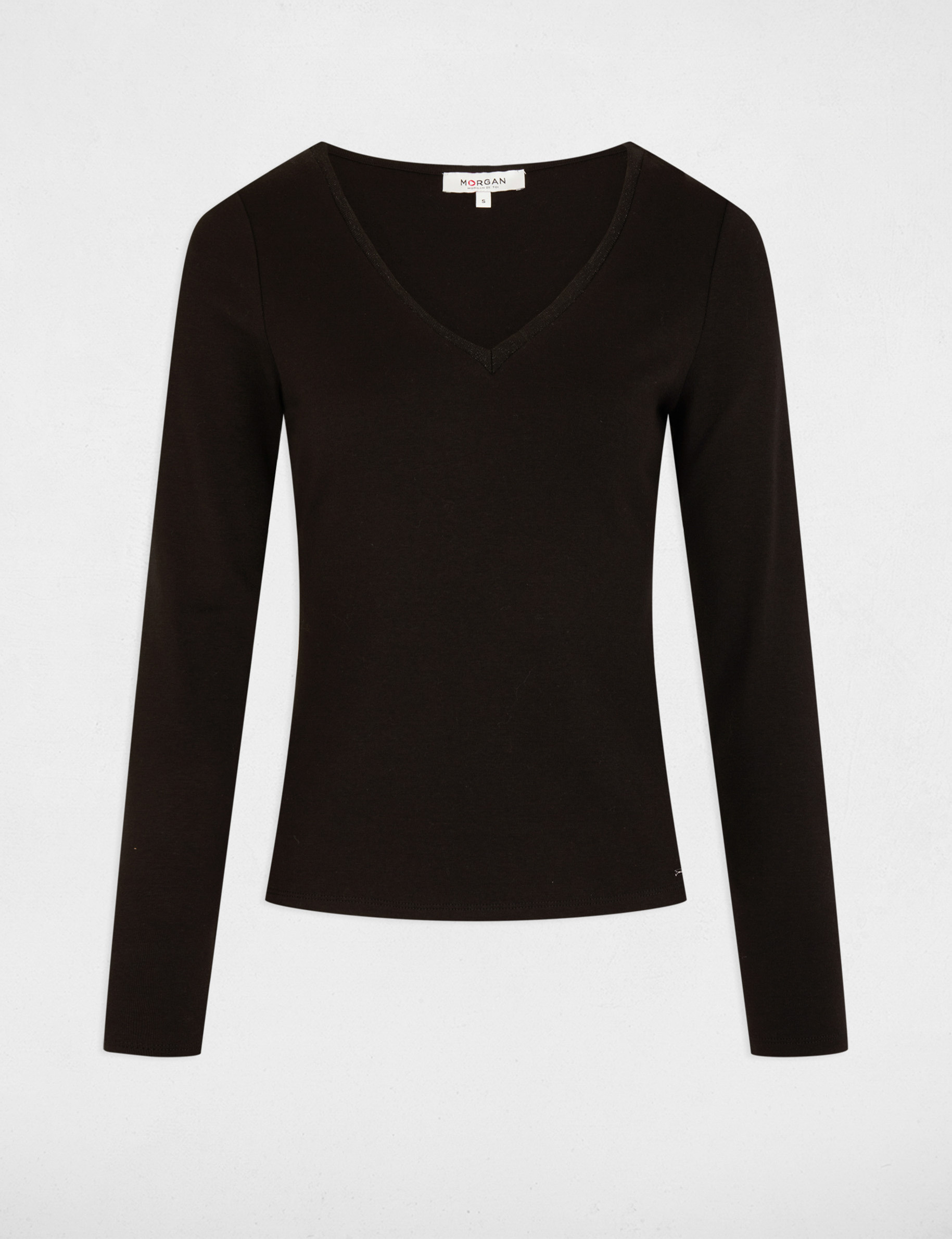 langarm t shirt schwarz damen Langarm-T-Shirt schwarz damen